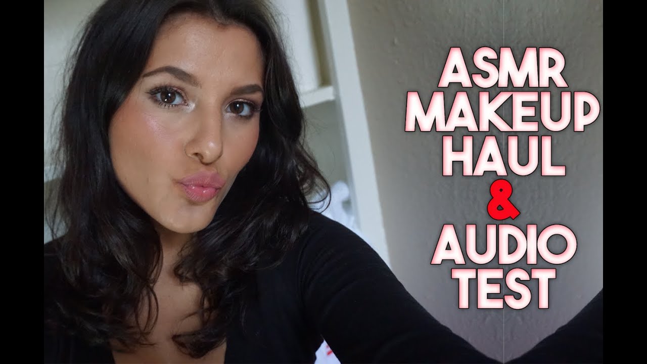 ASMR Makeup Haul & Audio Test Lily Whispers ASMR. 