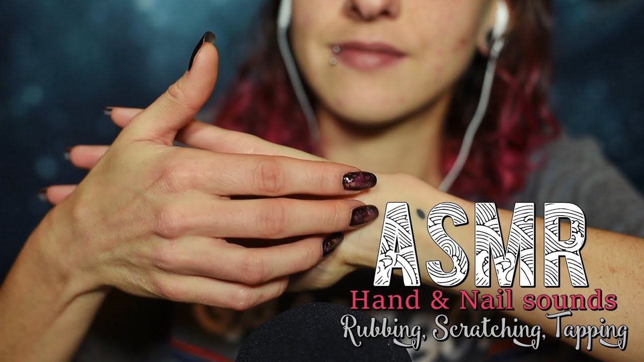 ASMR Franais Hand Nail Sounds Rubbing Scratching Tapping No