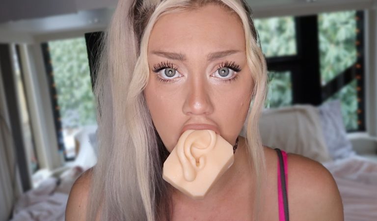 ASMR Squishy Ear Eating and Munching (Intense Mouth Sounds)