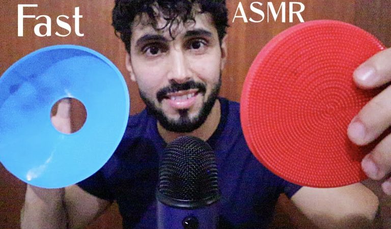 ASMR FAST and AGGRESSIVE TRIGGERS (tapping, mouth sounds, hand friction sound, liquid sounds, etc)