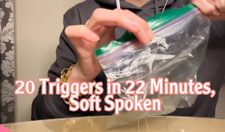 ASMR * 20 Unique Triggers in 22 minutes! * Tap, Scratch, Crinkle & More * Soft Spoken * ASMRVilla