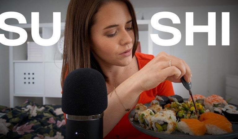 ASMR SUSHI MUKBANG wie in 2017 🍣❤️ *Eating Sounds* | Deutsch/German