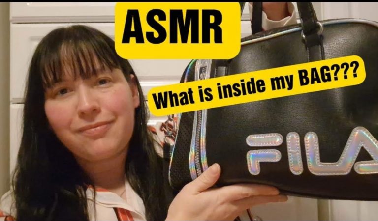 ASMR  What’s in my Bag ?? This video will make you wanna subscribe to my channel.. hopefully! lol