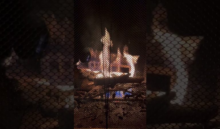 ASMR * Fireplace Crackling * Warm & Cozy #ASMRShorts #ASMR #Shorts