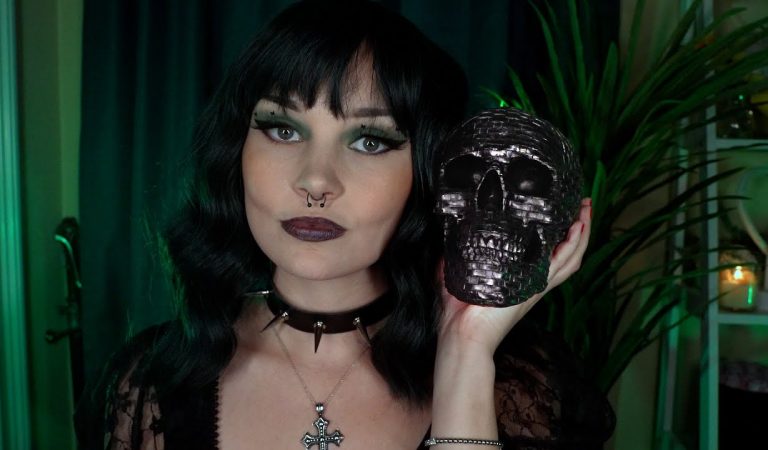 ASMR Goth Girl Tries Scary Goth Triggers