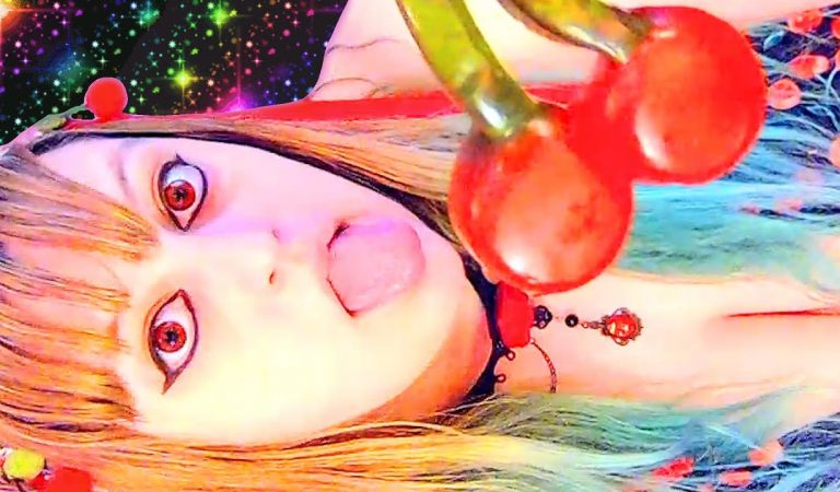 ASMR 🍒 GiANT CHERRY GUMMY!! 🍒 DEVOUR SAVAGELY! 😜 ♡ Mouth Sounds, Chewing, Eating, Mukbang, Candy ♡