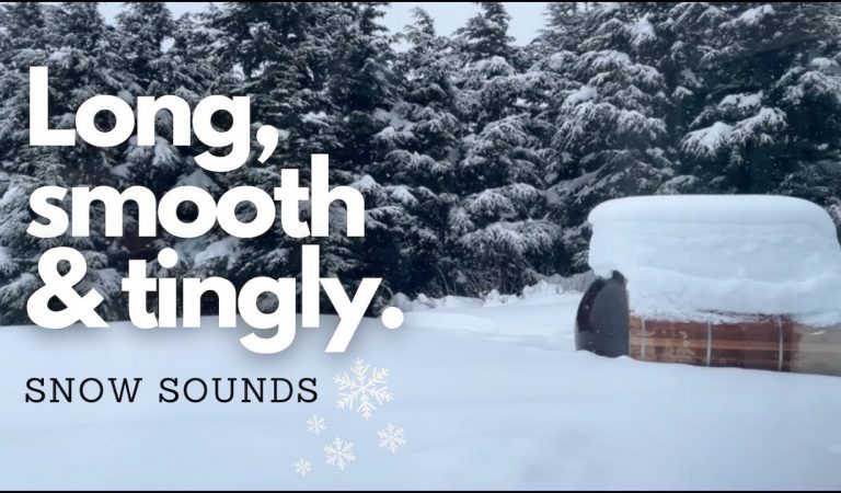 Long, Smooth and Tingly ASMR Snow Sounds