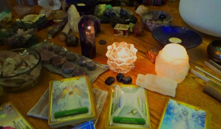 ASMR Crystal Visit and Oracle Cards