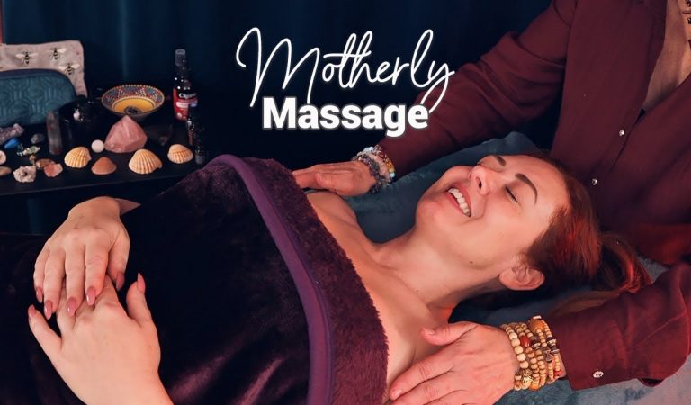 Motherly Massage w/ Teresa 💜 ASMR Whisper 💜 Reiki, Crystals, Essential Oils, Soft Humming